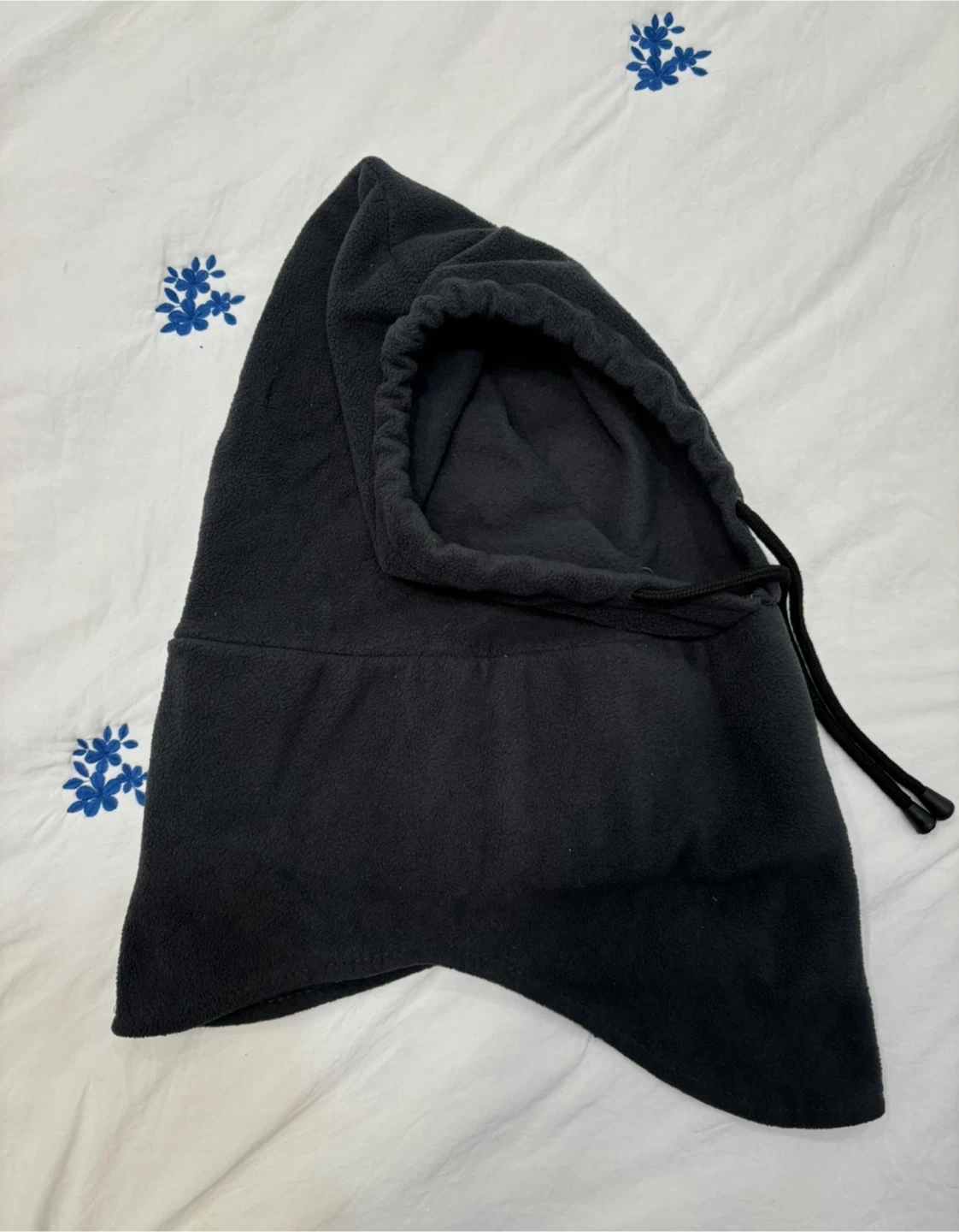 Black Fleece Hood Balaclava