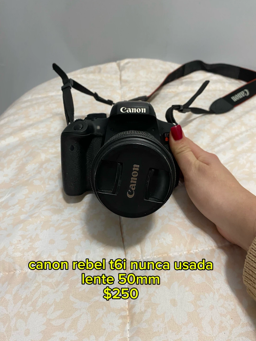 Canon Rebel T6i DSLR Camera with 50mm Lens
