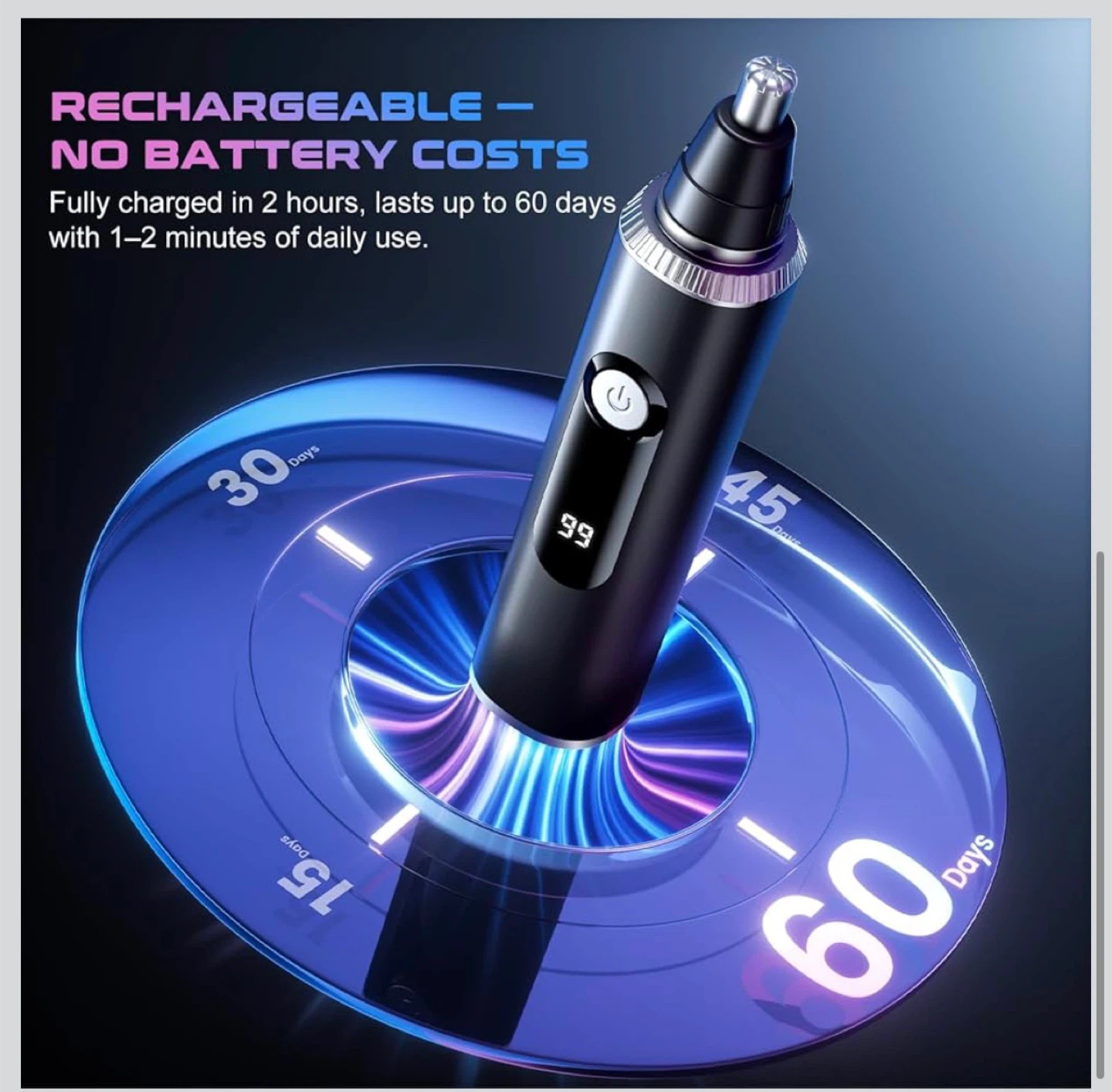 Rechargeable Nose Hair Trimmer - photo 4