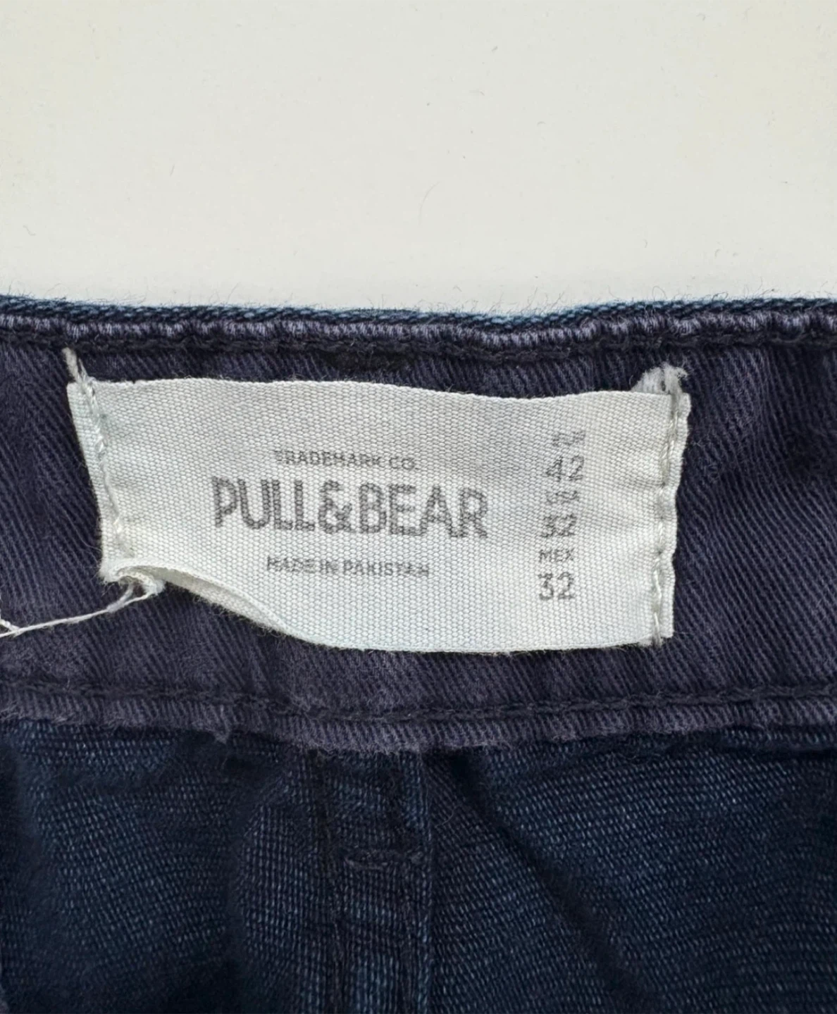 Pull & Bear Blue Denim Pants - Size 32 - photo 2