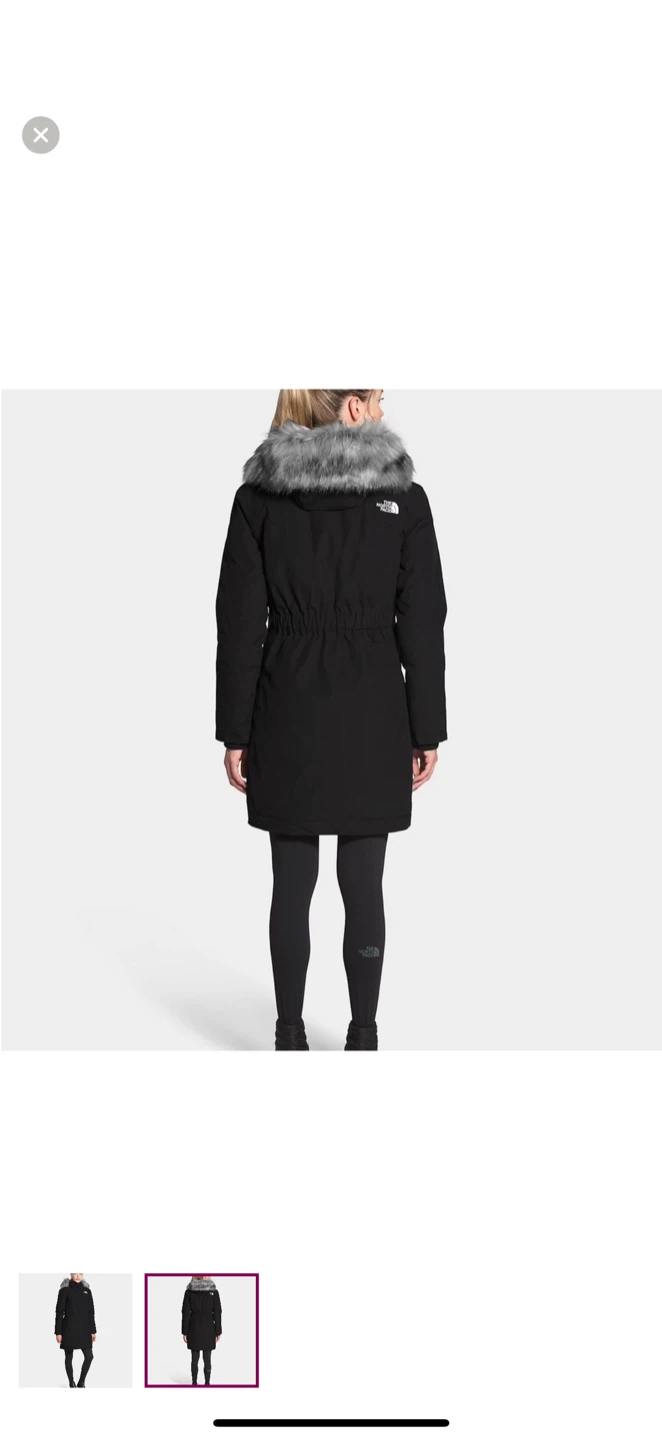 The North Face Arctic Black Parka with Faux Fur Hood - photo 2