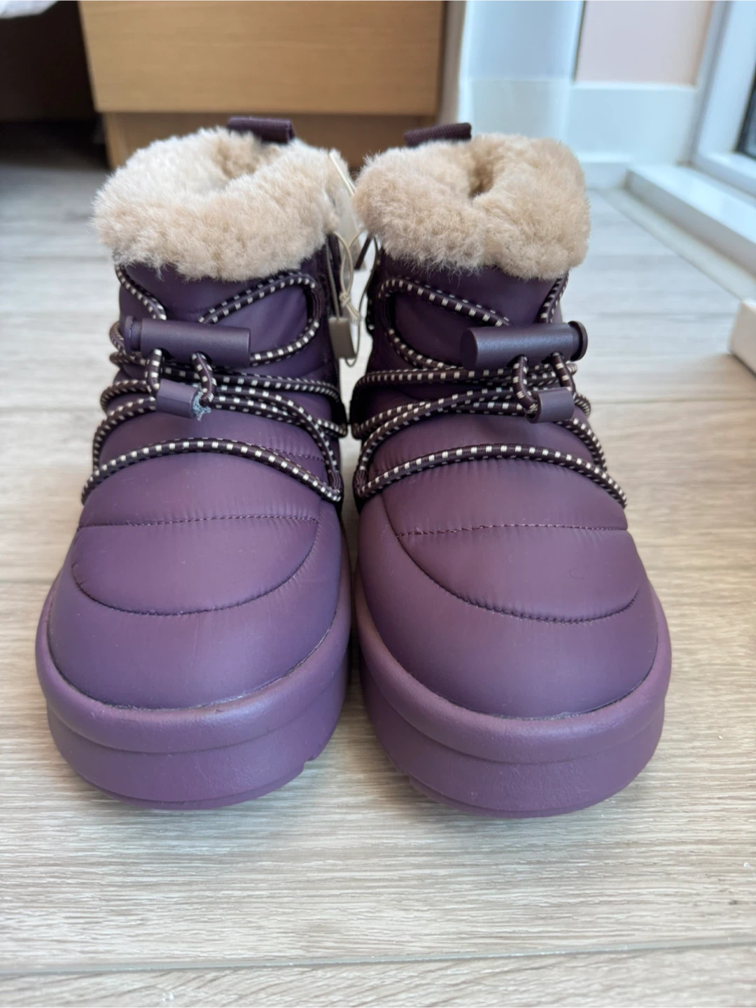 (Brand New✨) Zara Girl’s Purple Winter Boots - Size US 1 - photo 2