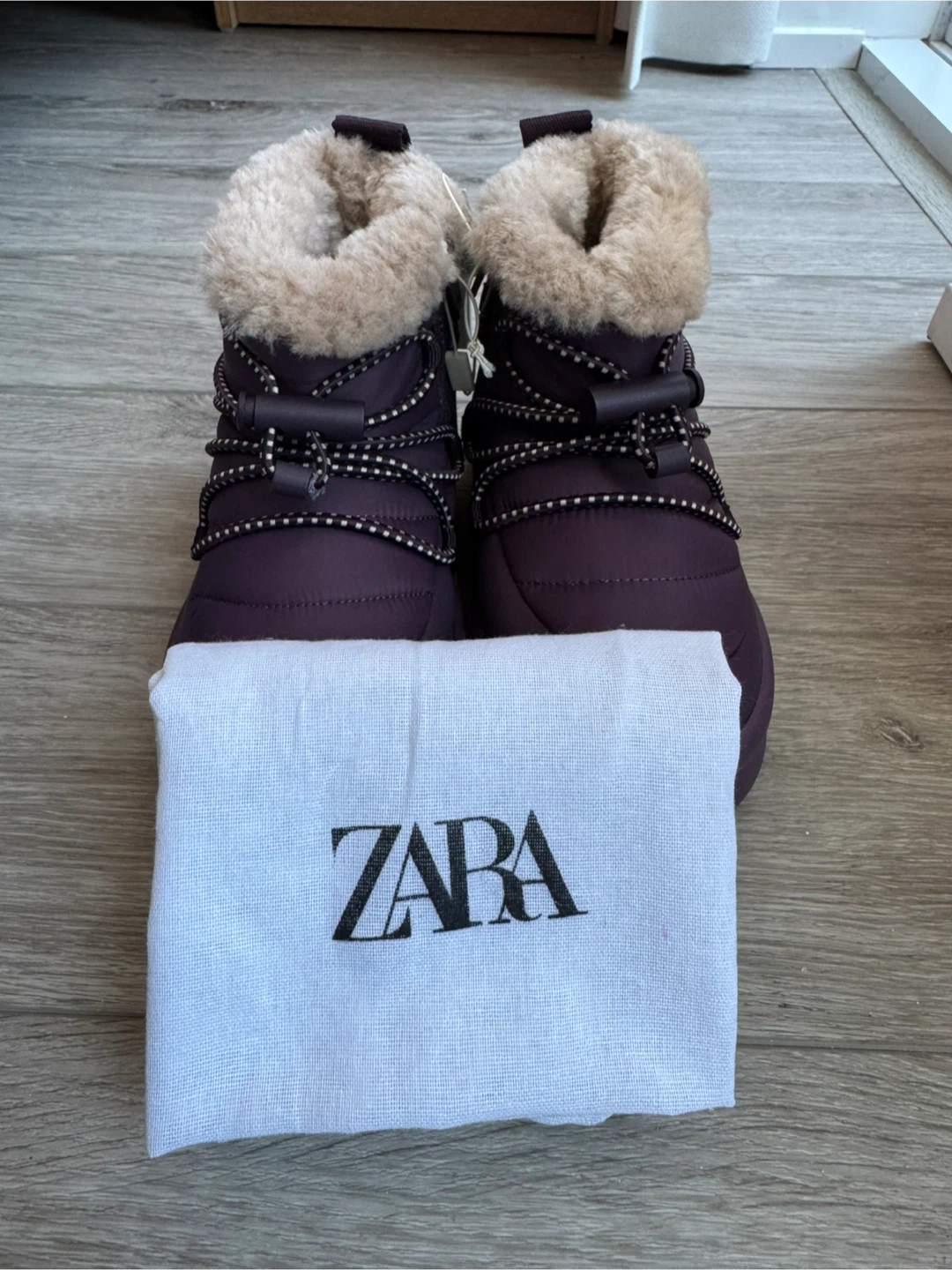 (Brand New✨) Zara Girl’s Purple Winter Boots - Size US 1