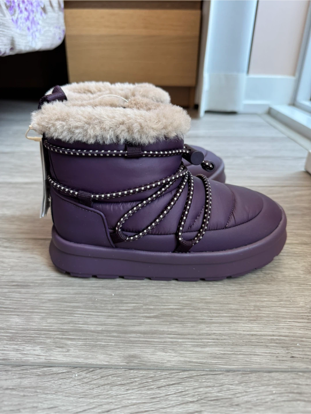 (Brand New✨) Zara Girl’s Purple Winter Boots - Size US 1 - photo 3