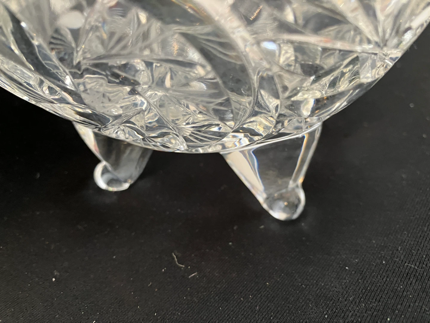 Crystal Glass Footed Bowl - photo 4