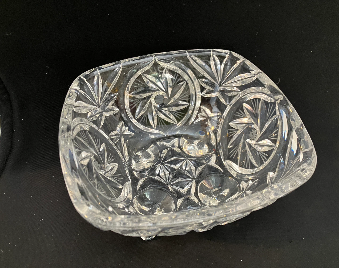 Crystal Glass Footed Bowl - photo 3