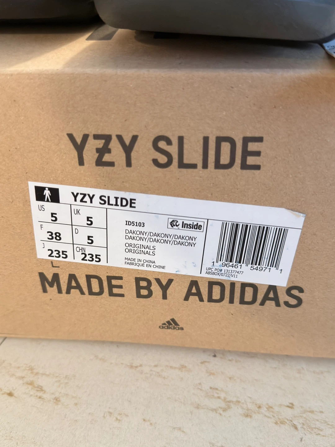 Adidas Yeezy Slide Dark Onyx - photo 4