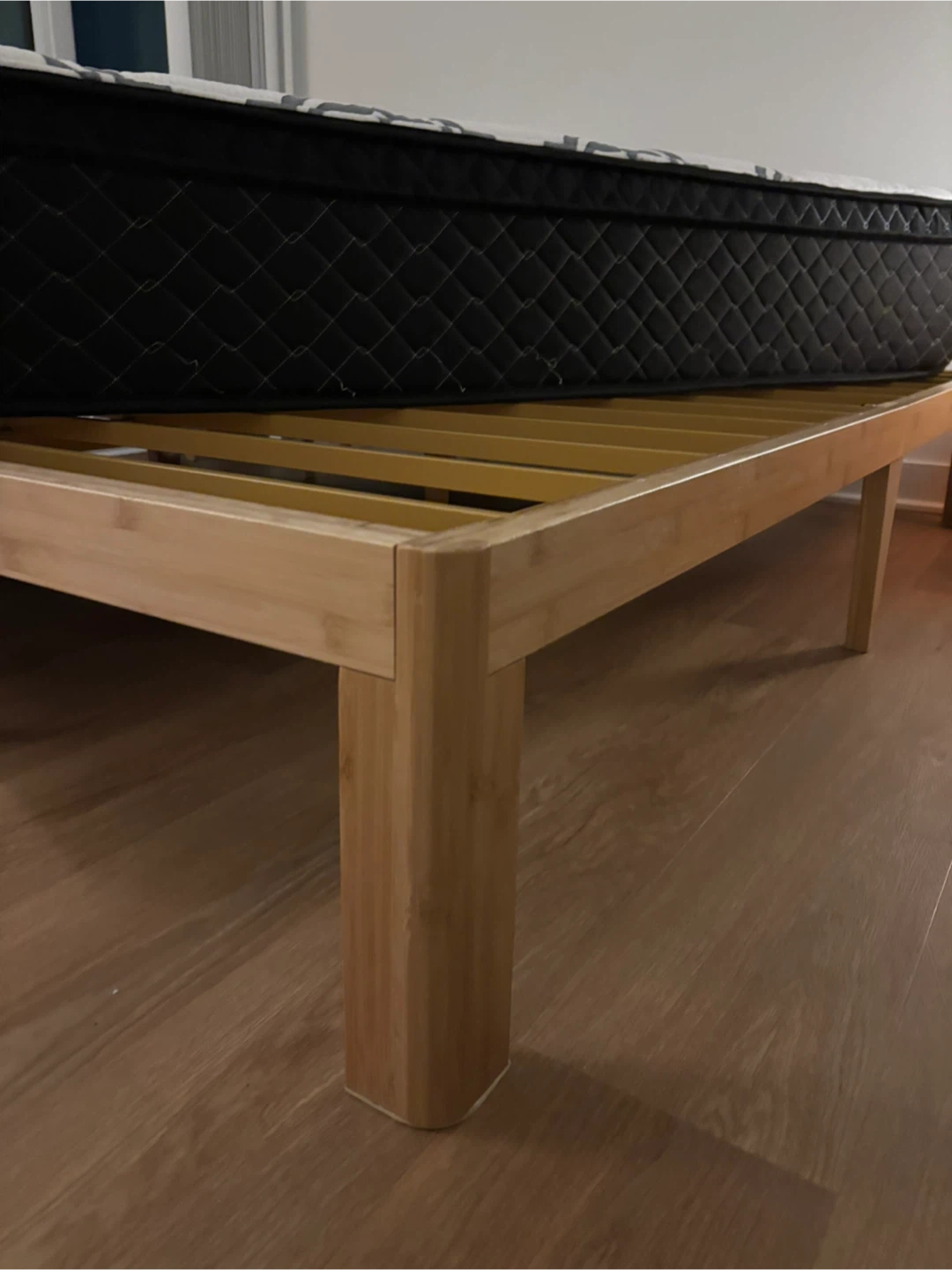 Bed frame full size Lakkuri 12 Inch Bamboo - photo 5
