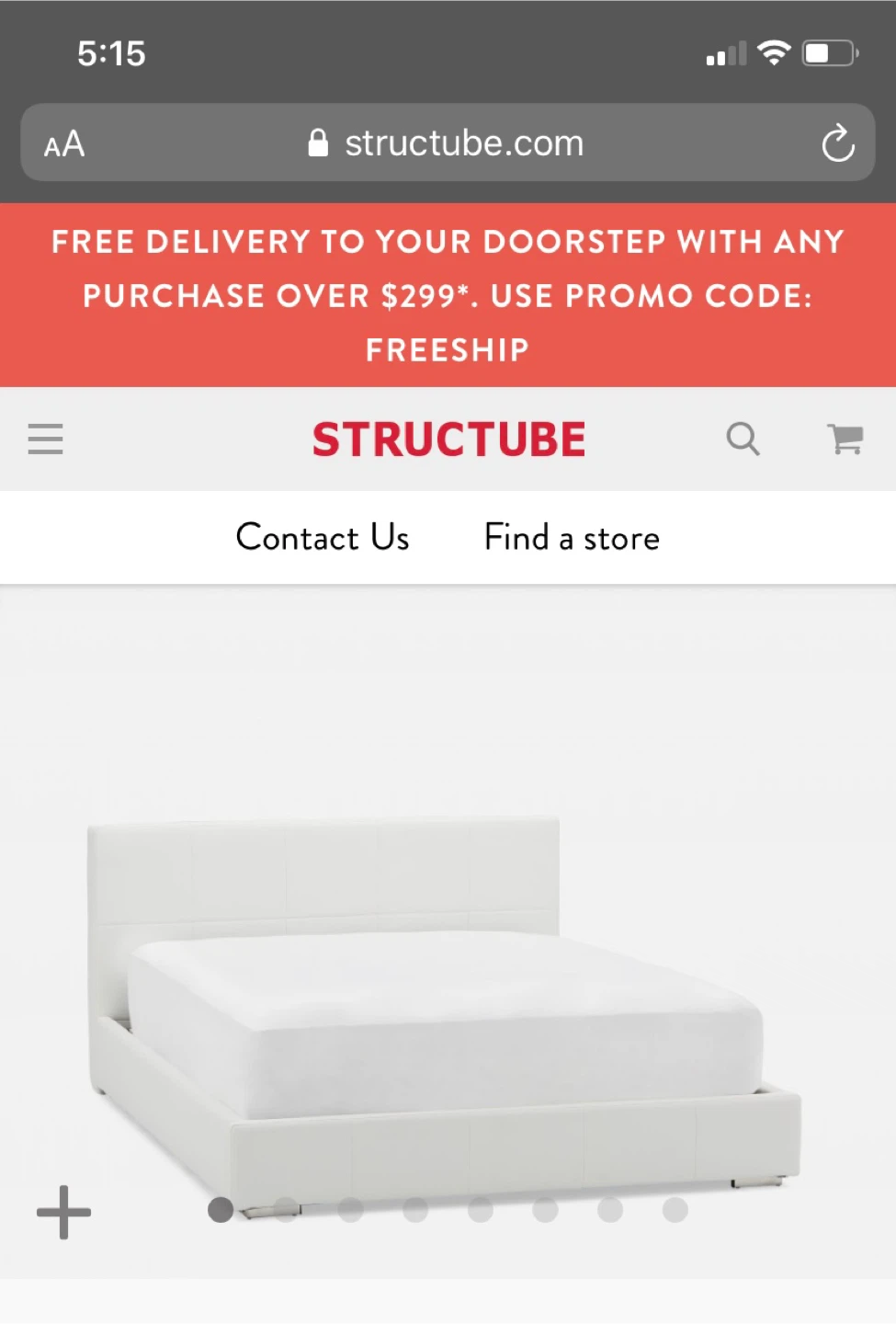 Structube VILLA bed frame (queen) - photo 4