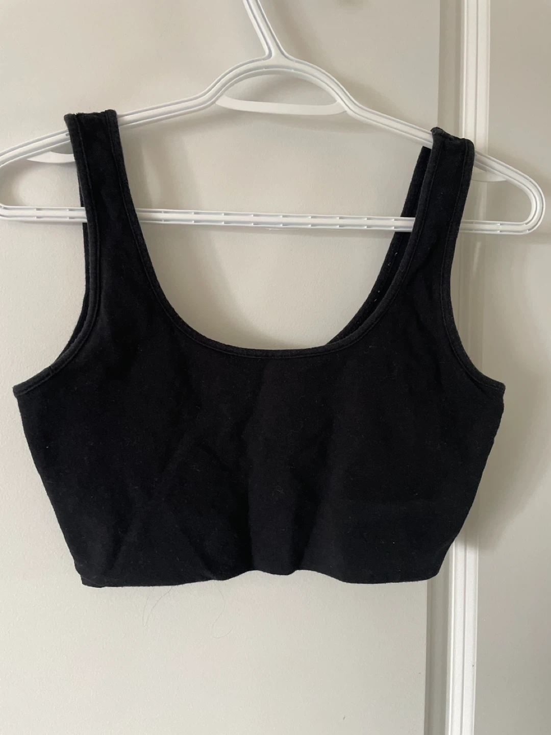 Size S black tank top