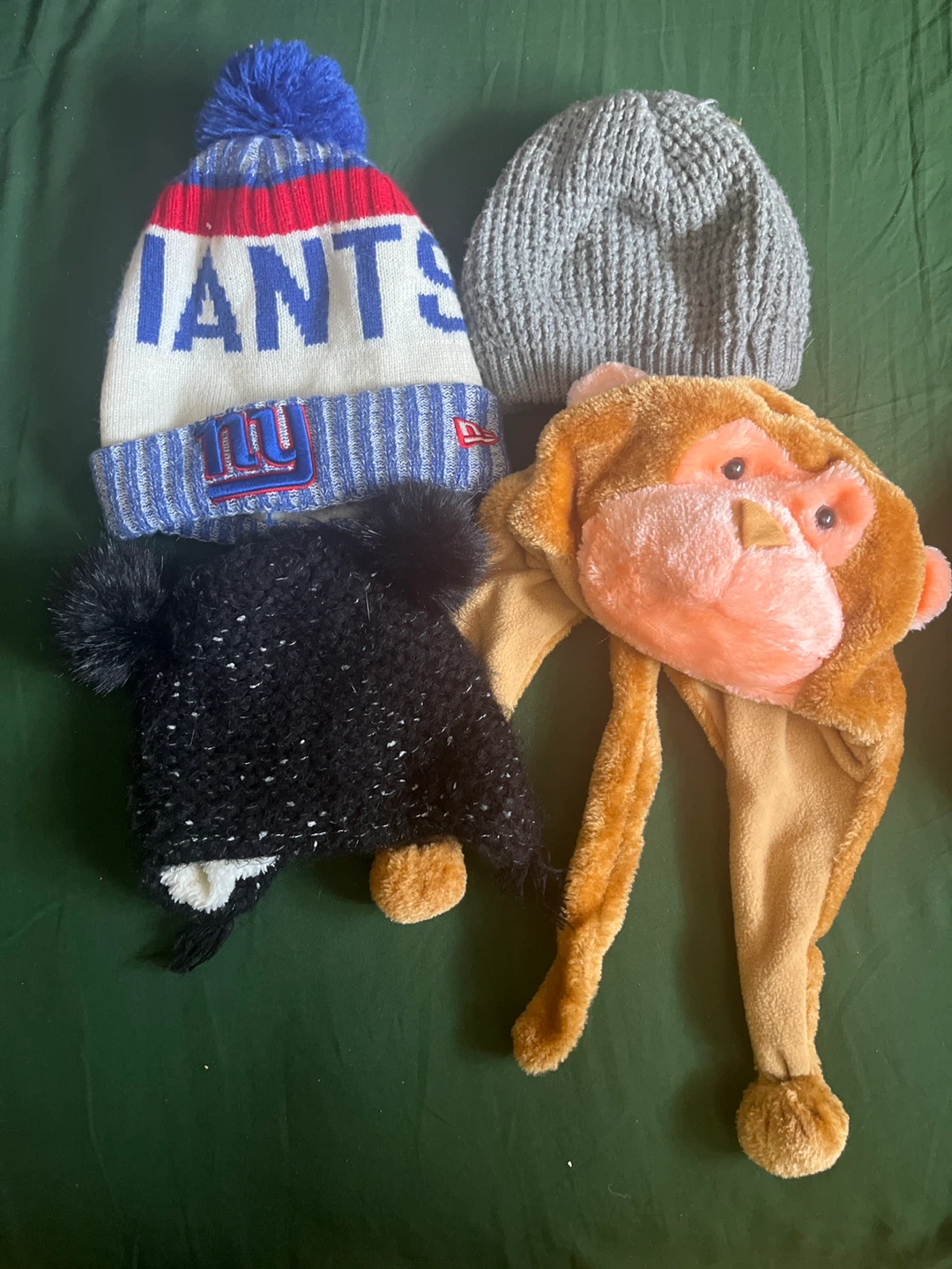 #Freecycle Adult size New Era Giants & 3 Kids Winter Hats