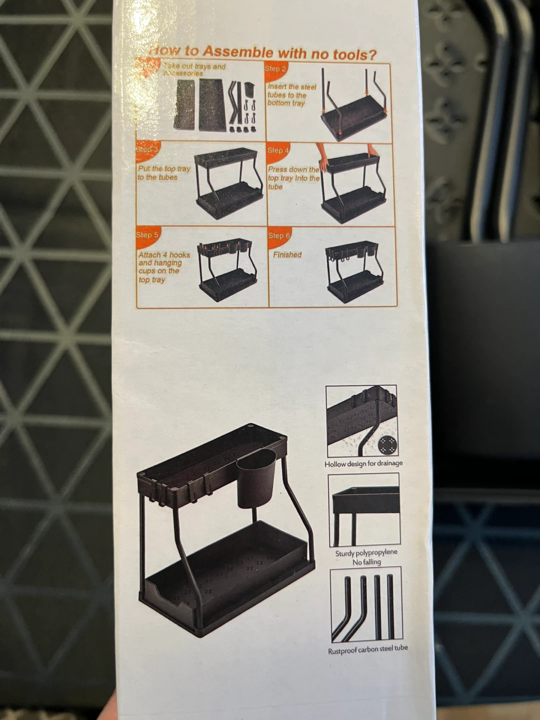 2-Tier Kitchen Storage Rack - brand new in box - photo 4