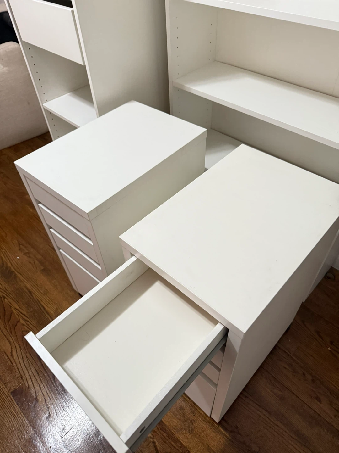 IKEA MICKE Drawer Unit/Drop File Storage - White - photo 3