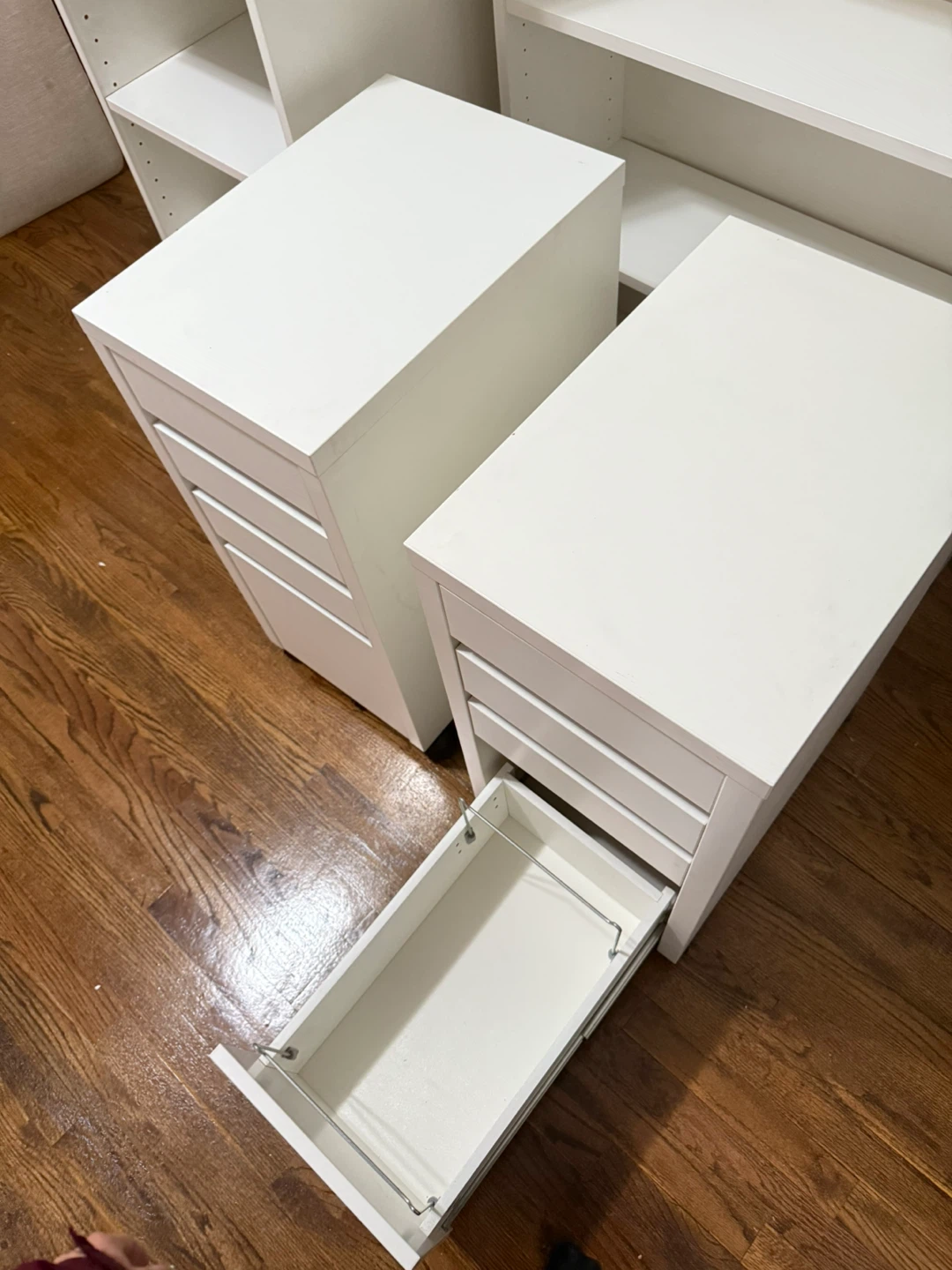 IKEA MICKE Drawer Unit/Drop File Storage - White - photo 4