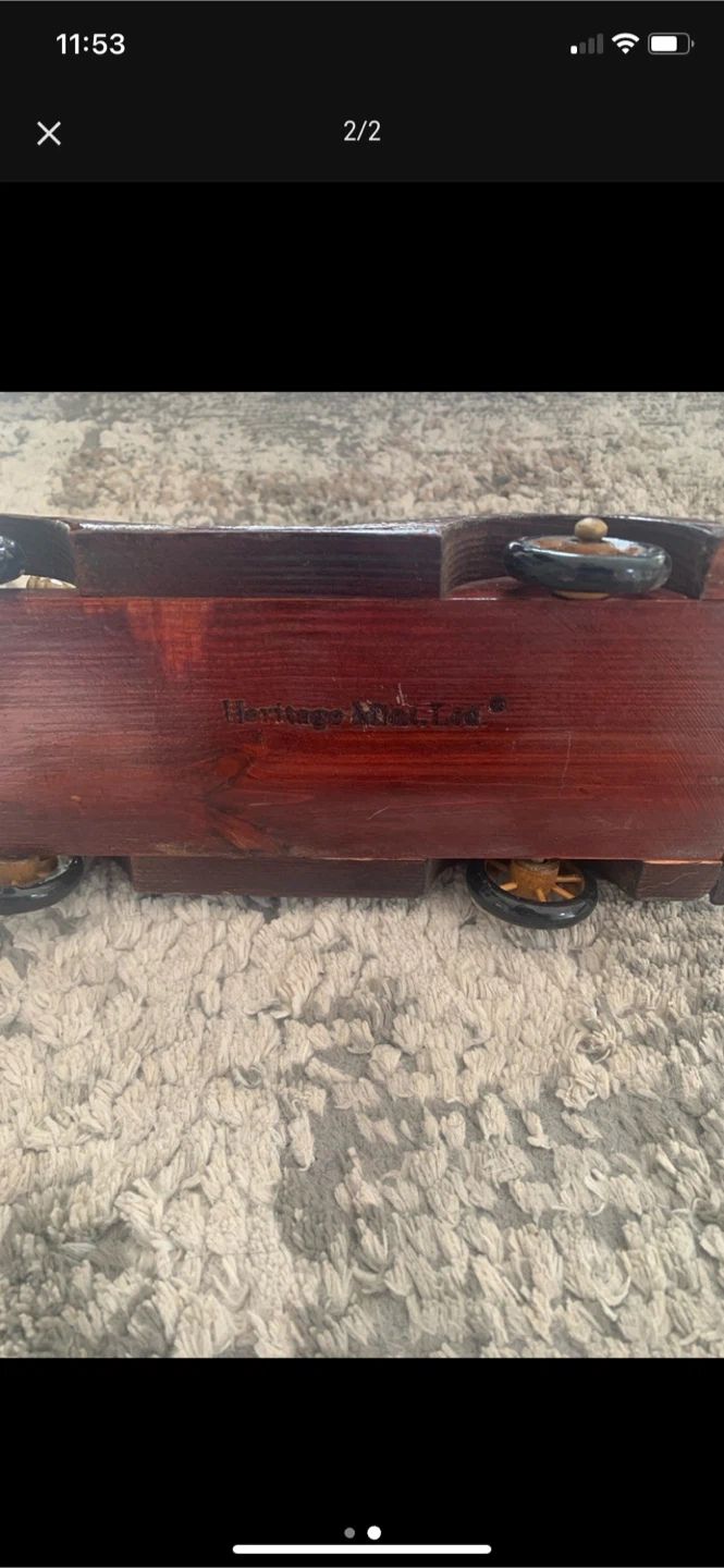 Wooden Vintage Car Model PRICE DROP! - photo 2