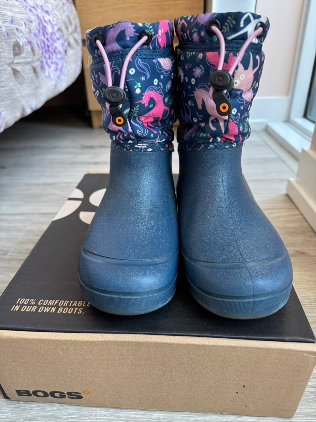Bogs "Snowfall Unicorn" Waterproof Boots - Youth Size 6 - photo 2