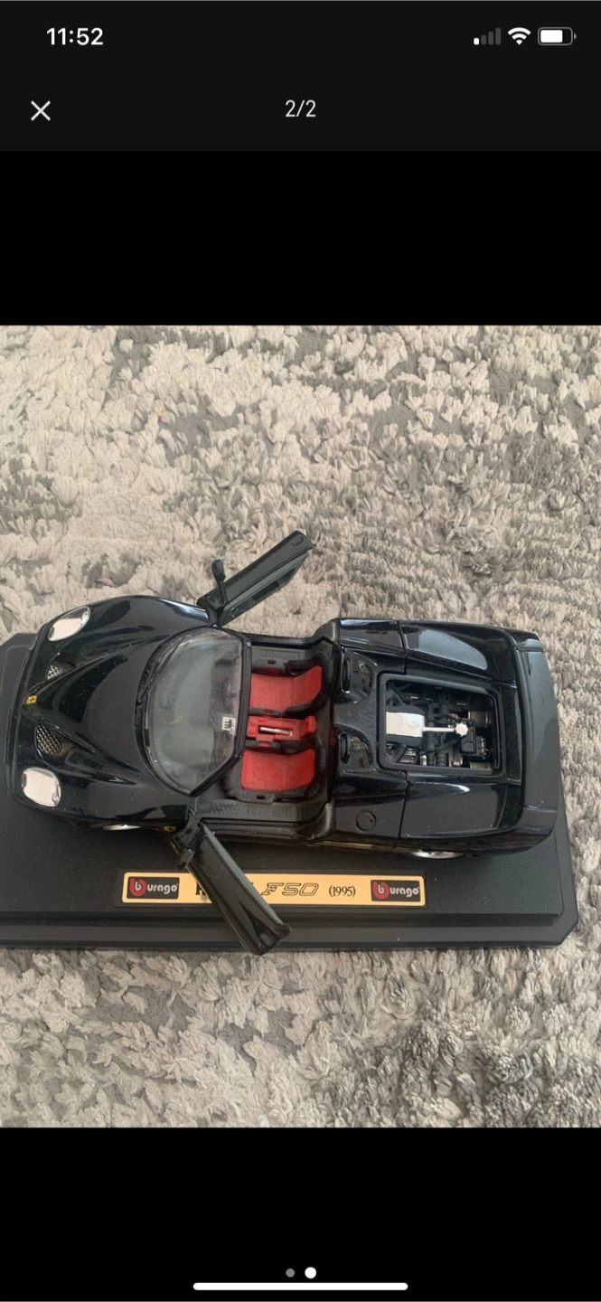 Bburago Ferrari F50 (1995) Diecast Model Car - photo 2