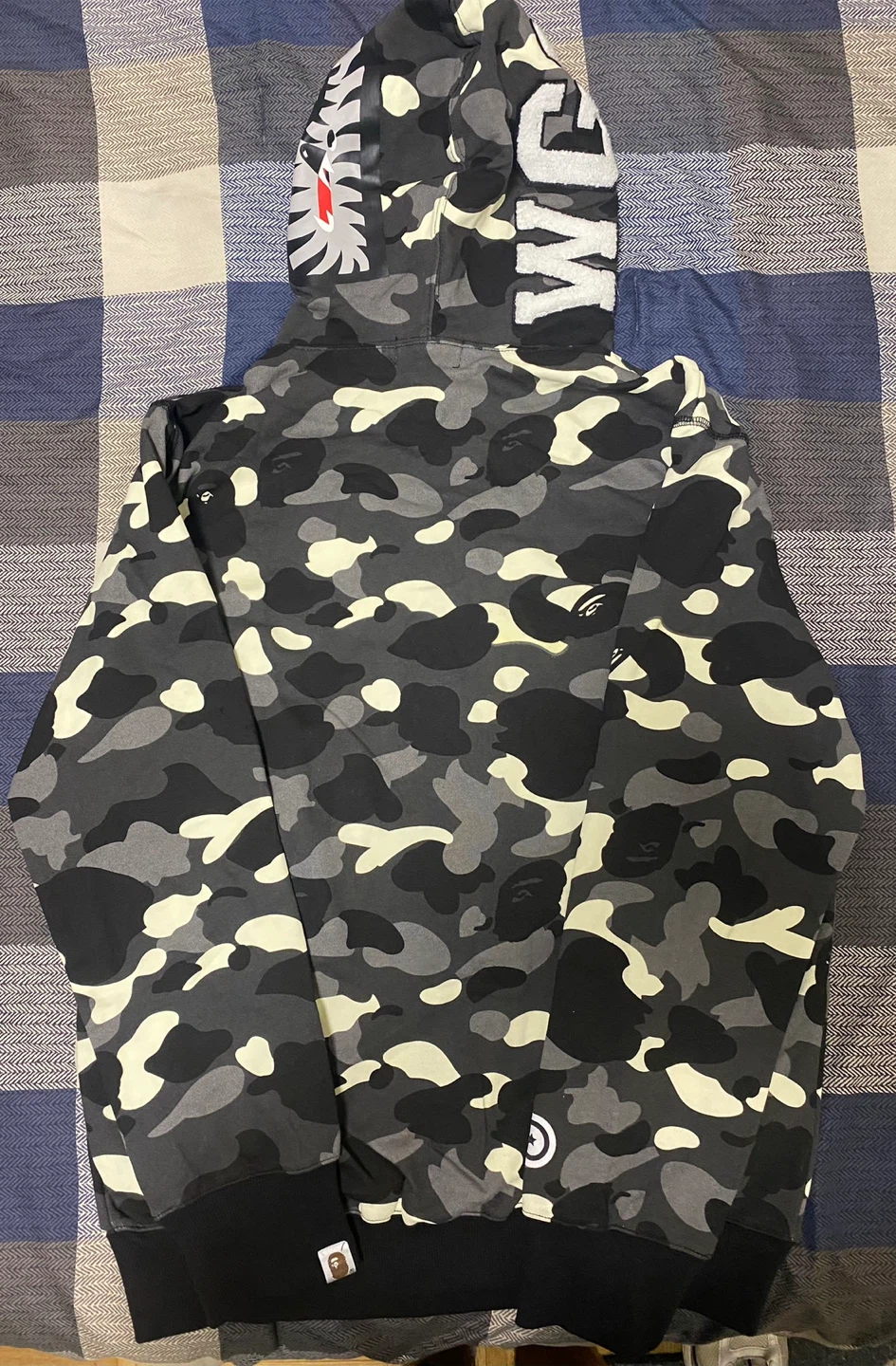BAPE Shark Full Zip Hoodie Camo - photo 2