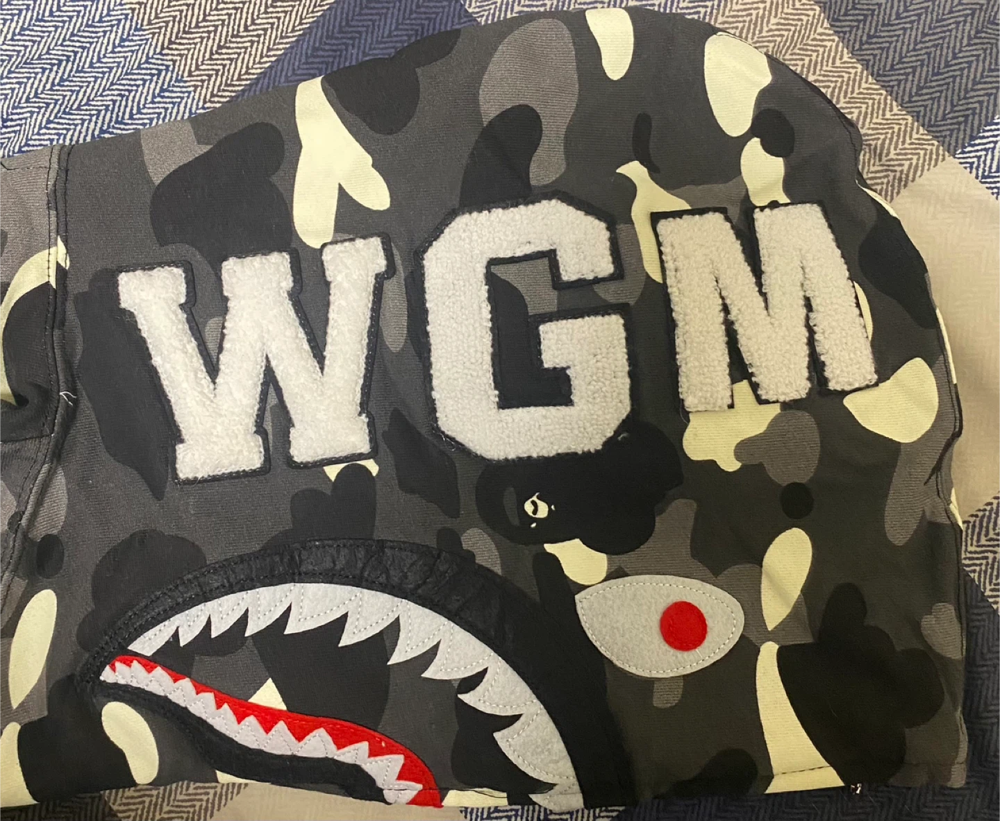 BAPE Shark Full Zip Hoodie Camo - photo 3