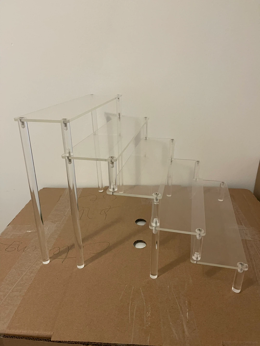 2 Clear Acrylic Display Stand