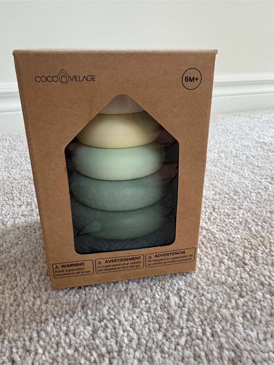 Coco Village Silicone Stackable Rings Toy