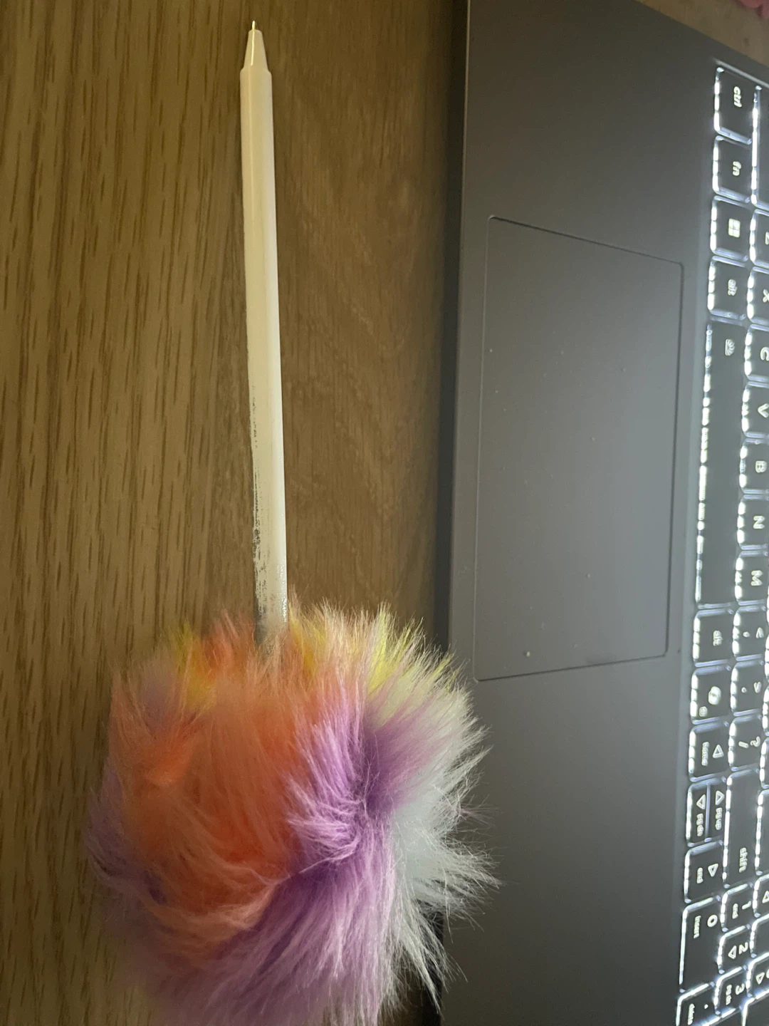 Fluffy Pom Pom Stylus Pen