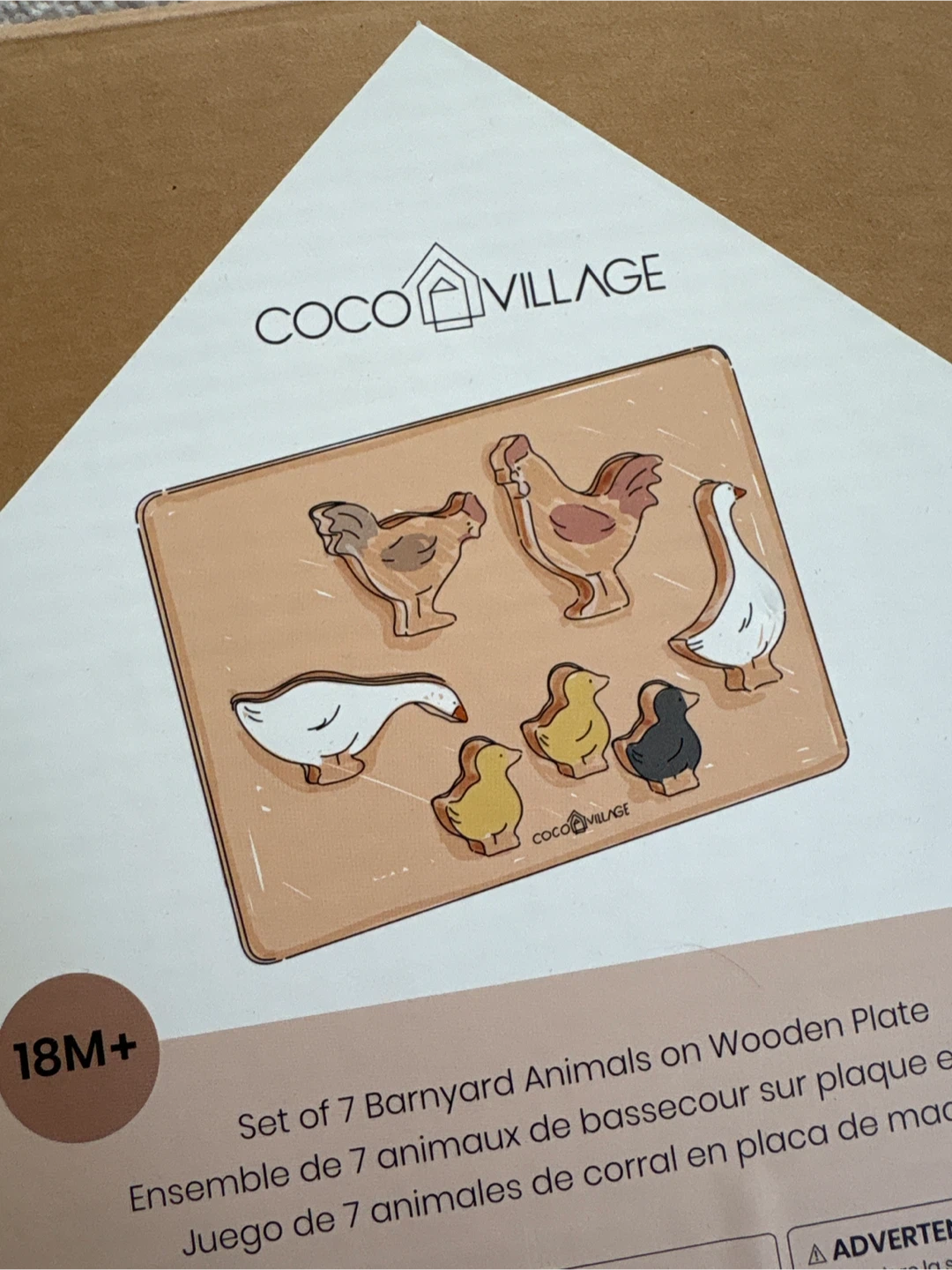 Coco Village Wooden Barnyard Animals Play Set - photo 3