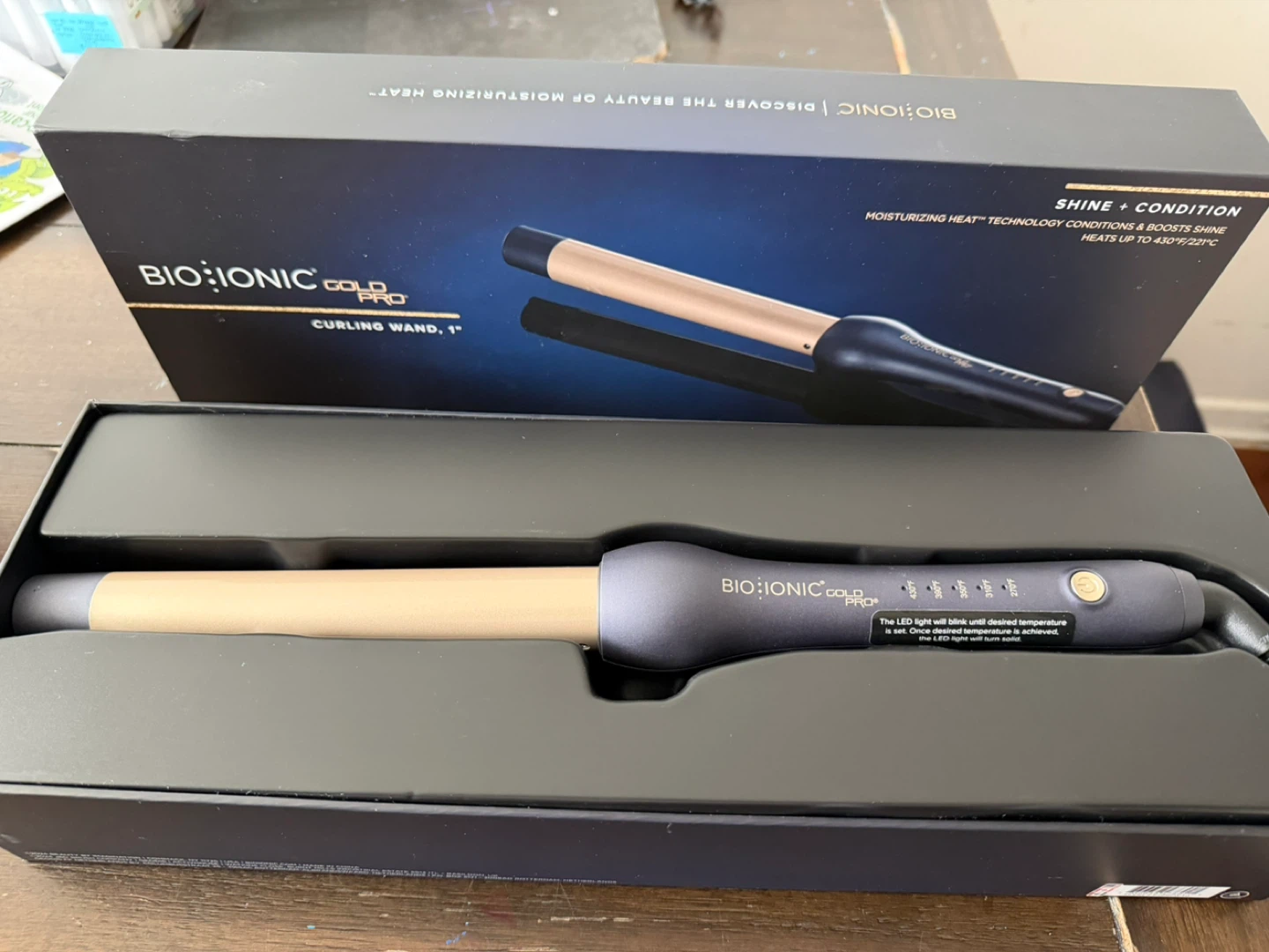 Bio Ionic Goldpro Wand Styling Iron - 1 Inch - photo 3