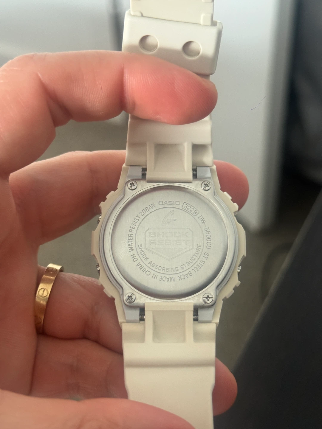 Casio G-Shock DW-5600 Watch - White - photo 3