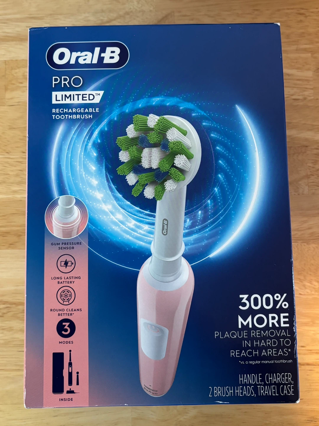 Oral-B Pro Limited Rechargeable Toothbrush - Pink