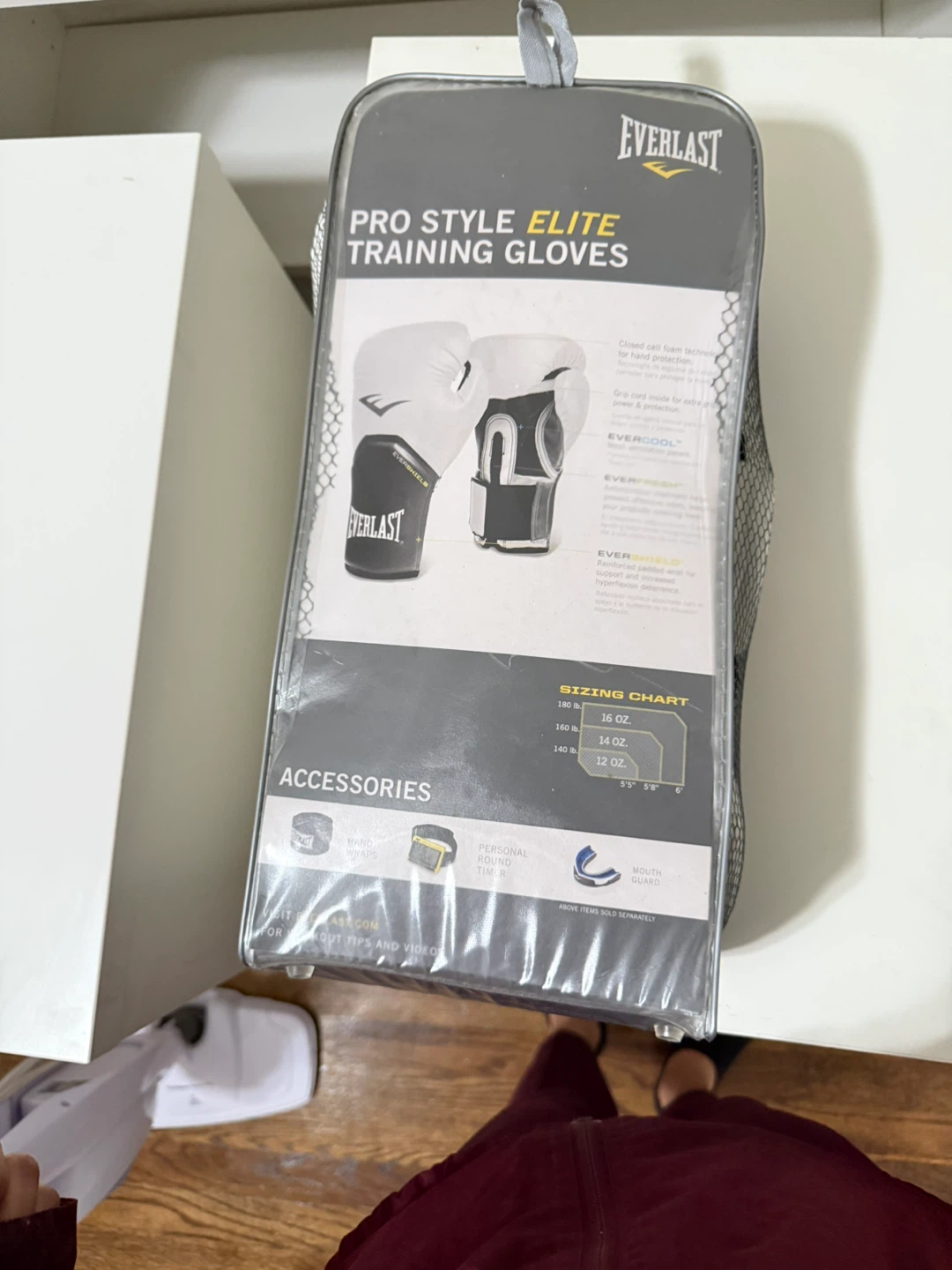 Everlast Pro Style Elite Training Gloves 12 oz - photo 4