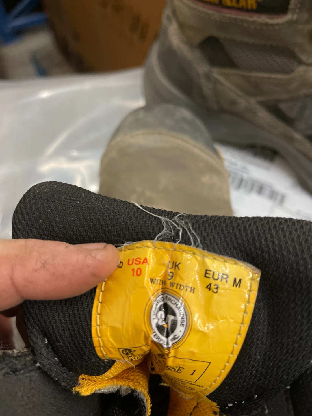 Caterpillar Size 10 Workboots. - photo 3