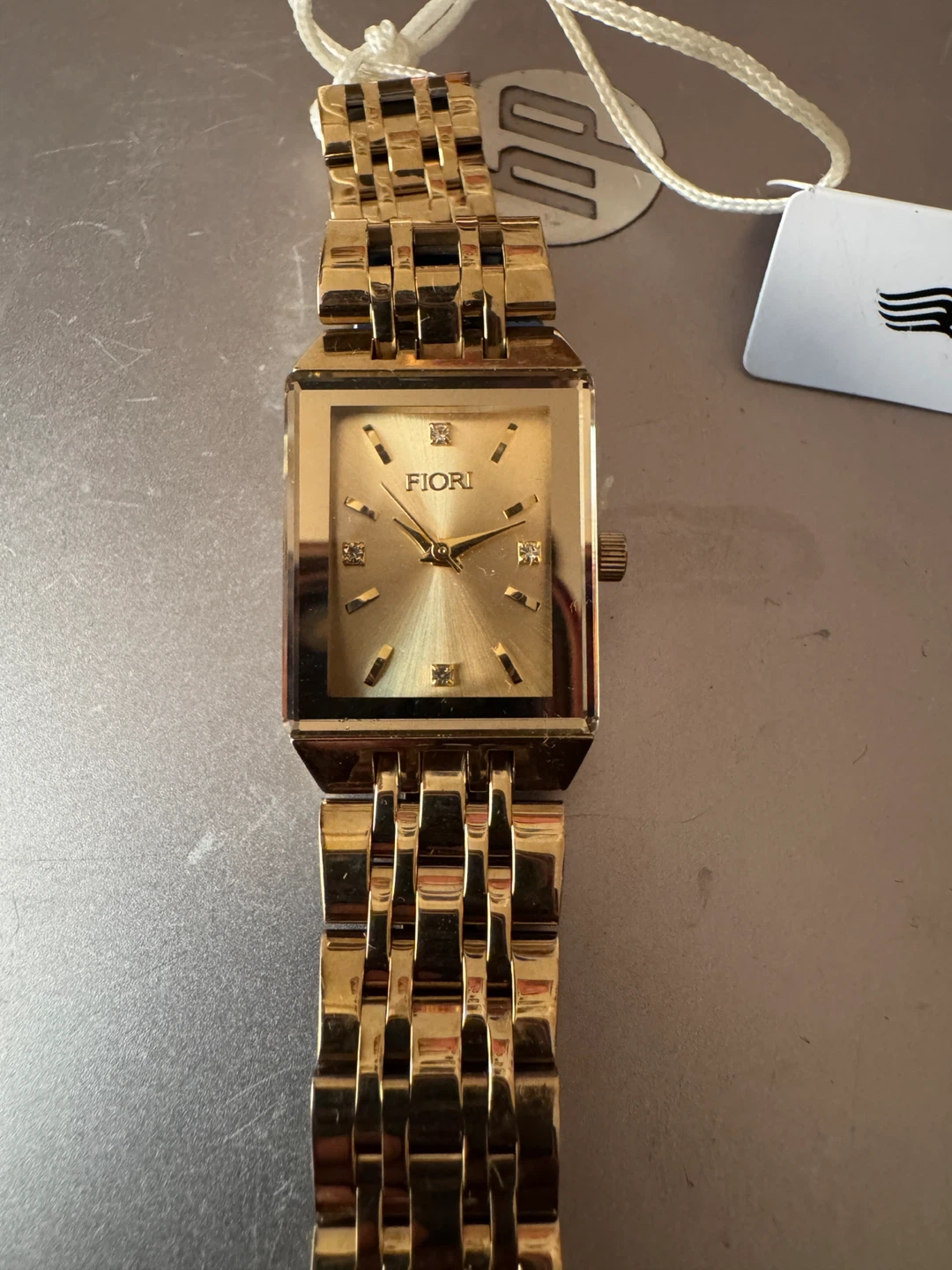 Fiori Gold-Tone Rectangular Women's Watch - photo 5