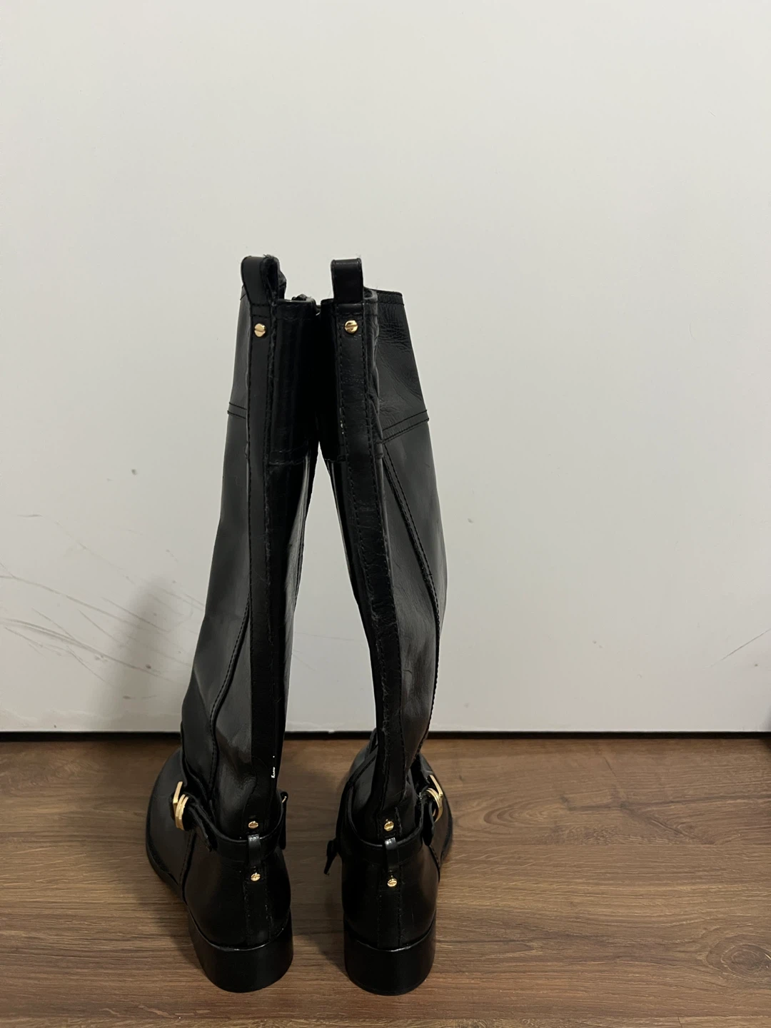 Tory Burch Black Leather Riding Boots - photo 4