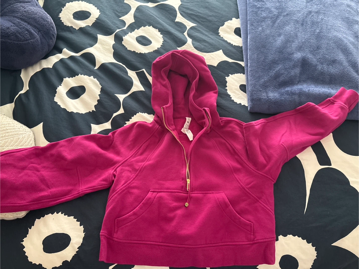 Lululemon Fuchsia Half-Zip Hoodie