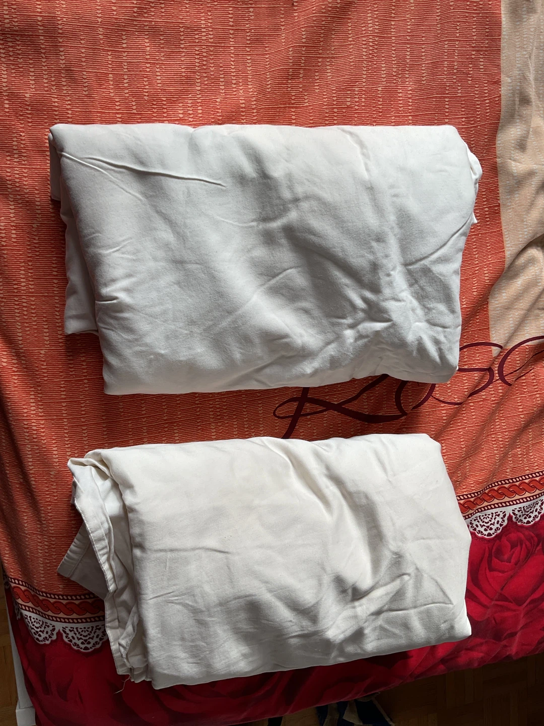 White Cotton bedsheets(2-Pack)