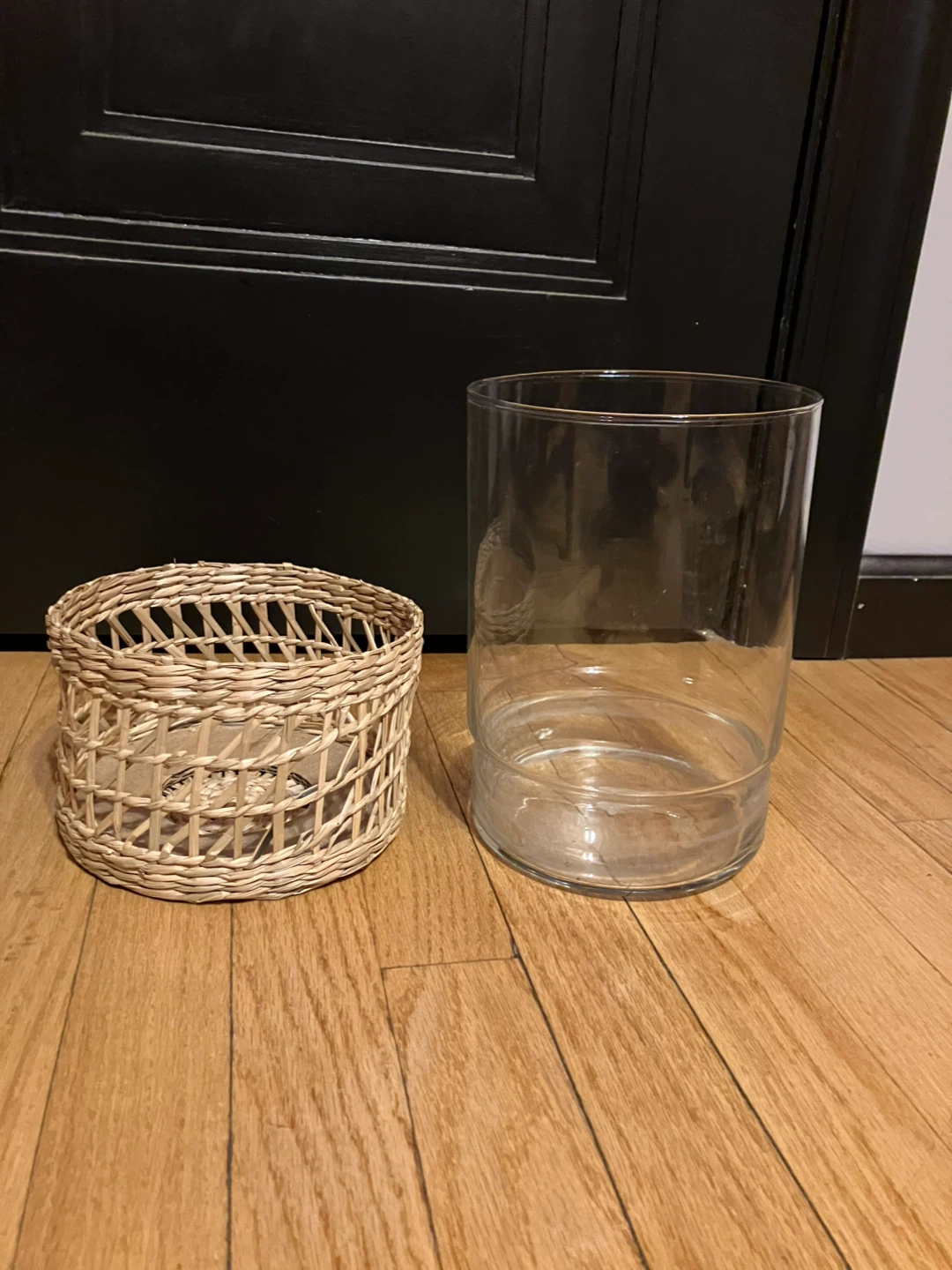 Woven Basket Candle Holder - photo 2