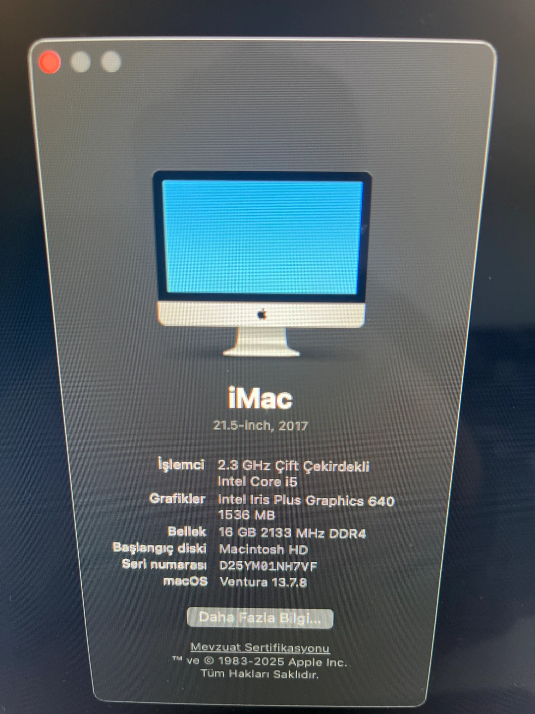 Apple iMac 21.5-Inch, 2017 Desktop Computer - photo 2