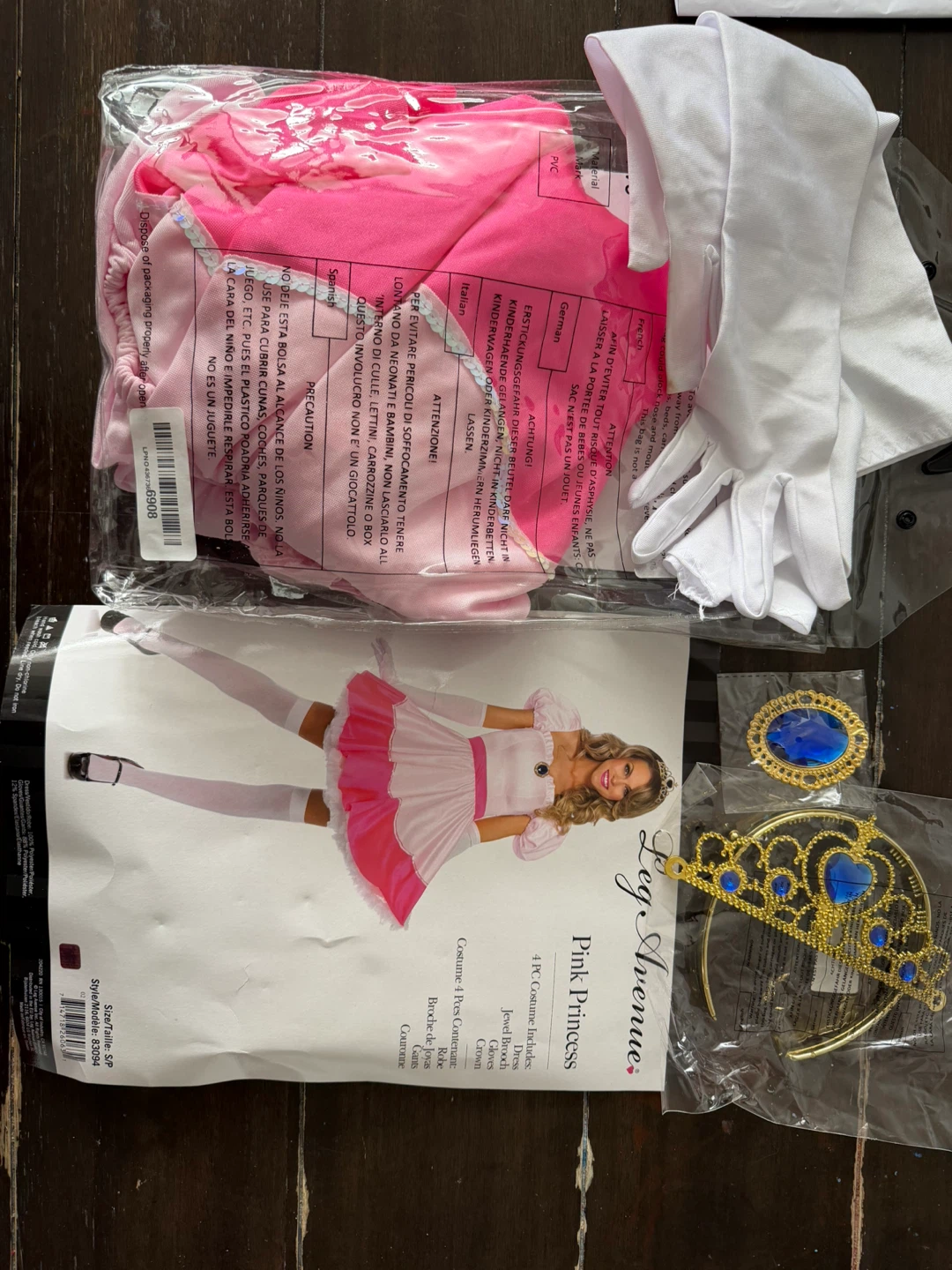 Leg Avenue Women's Pink Princess Costume Small/Petite - photo 3