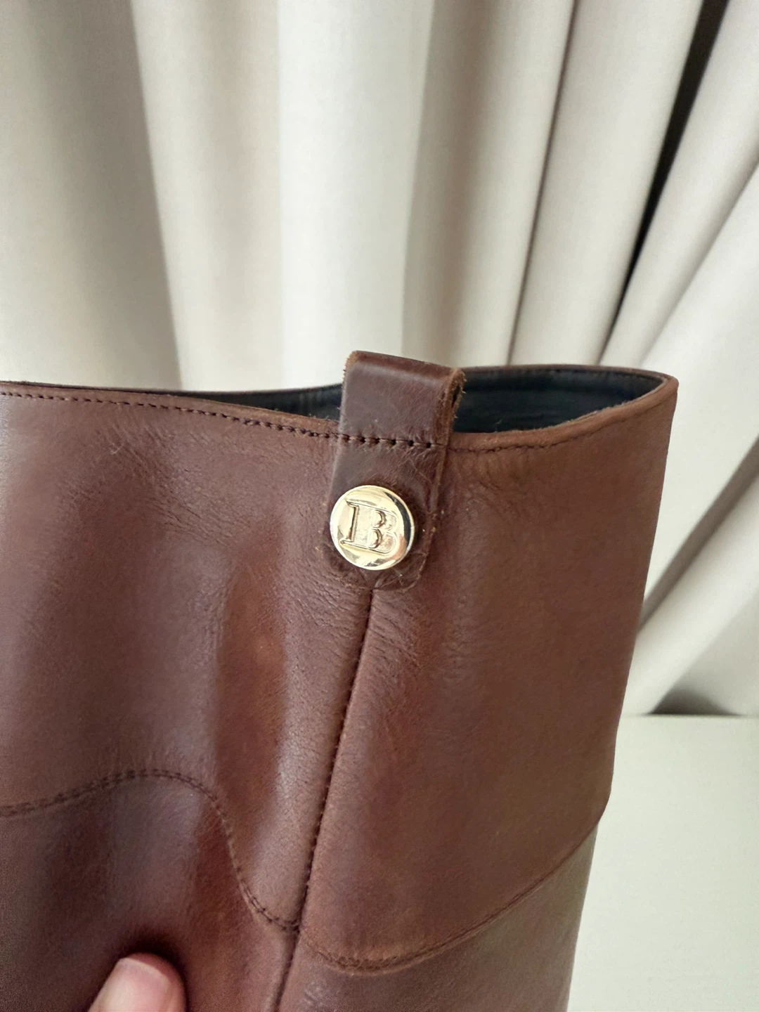 Brown Couture Italian Leather Tall Boots - photo 4