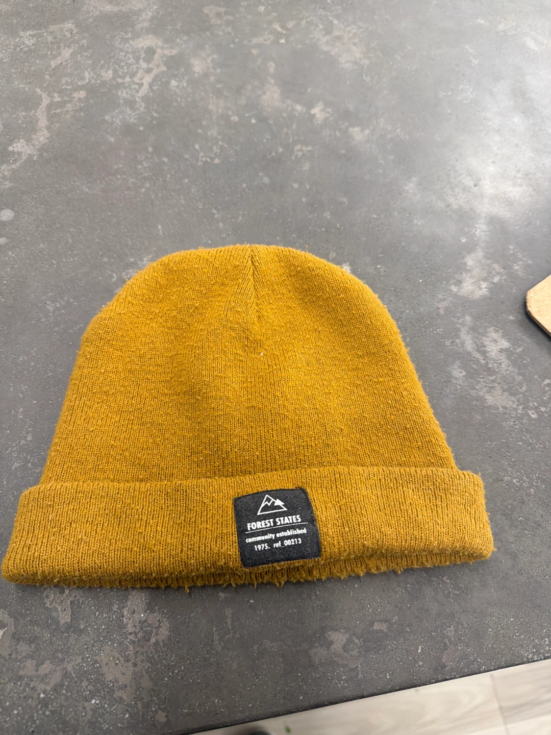 Zara Mustard Yellow Beanie