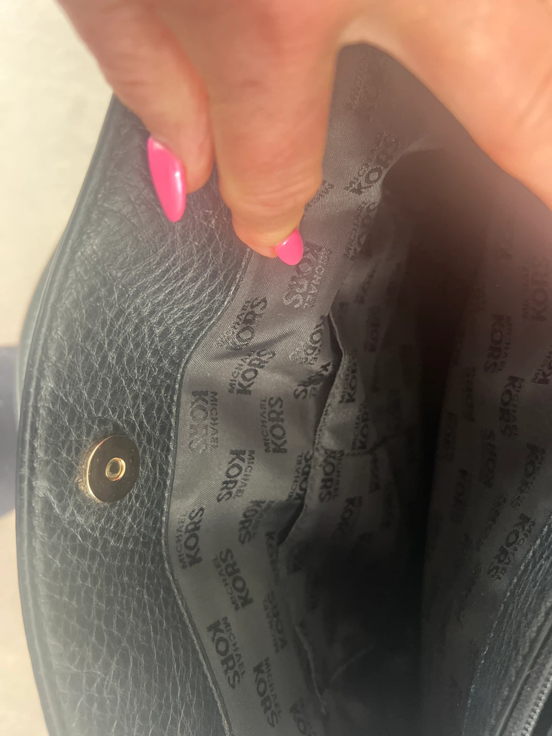Michael Kors Black Leather Purse/Tote Bag - photo 4