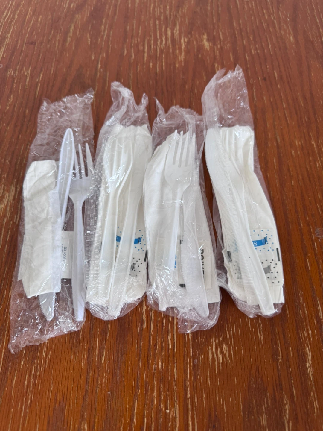 Individually Wrapped Plastic Cutlery