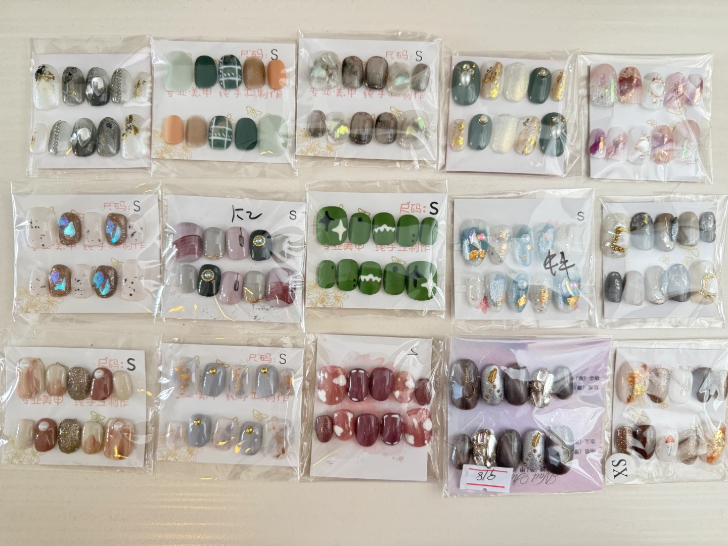 Assorted Press-On Nails - Various Designs & Sizes - photo 3