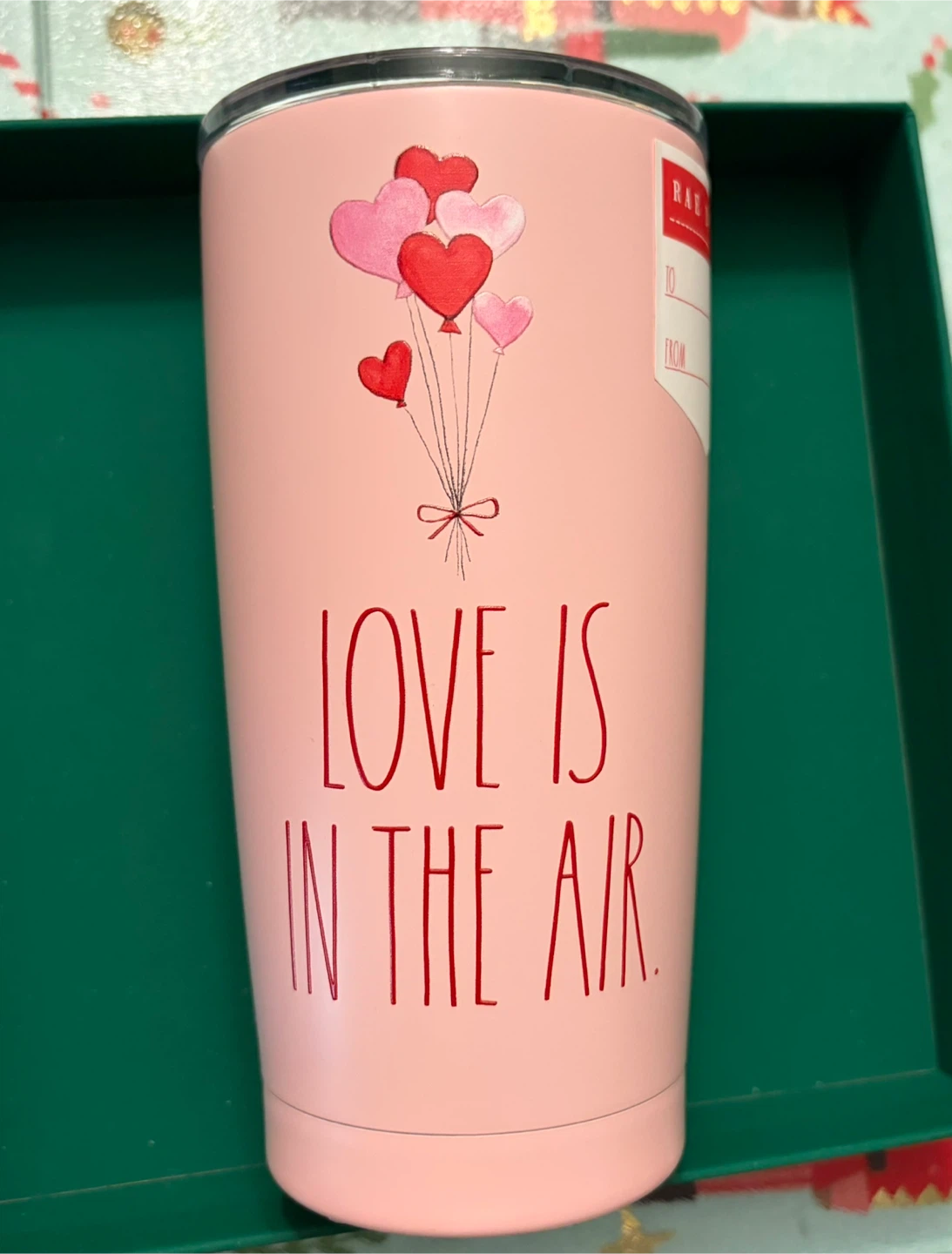 Happy Valentine Day 💝 Rae Dunn "Love Is In The Air" Tumbler