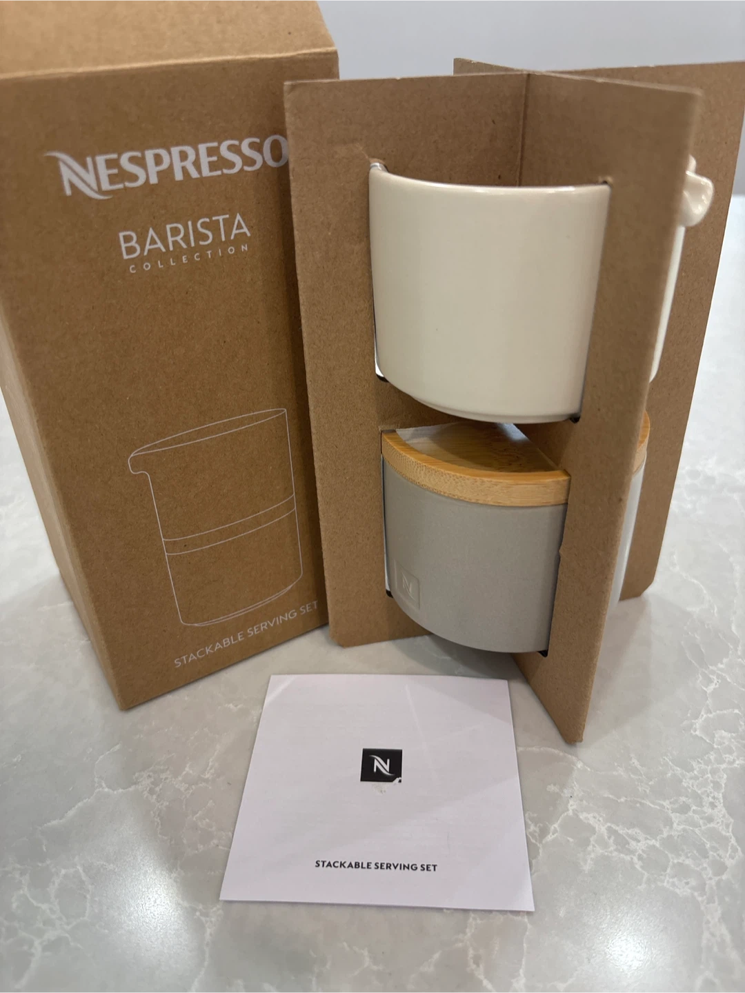 Nespresso Barista Collection Stackable Serving Set