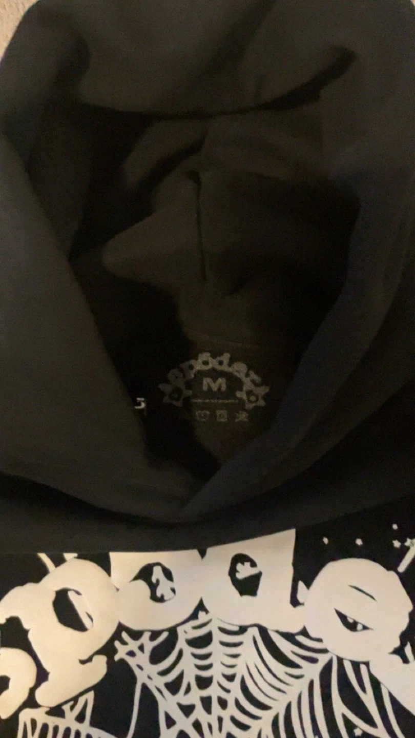 (NEW) Black OG Sp5der Web Hoodie - photo 3