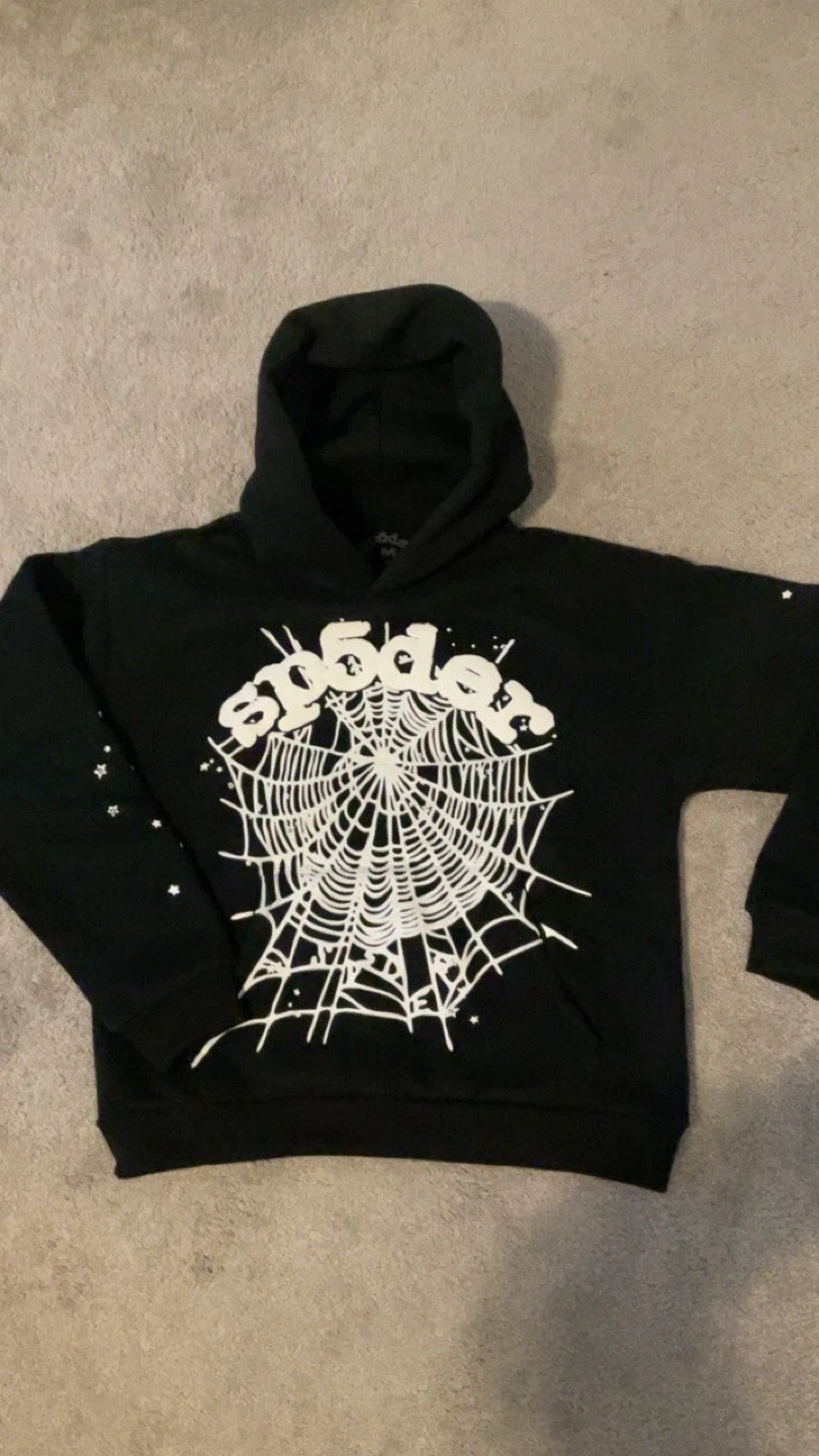 (NEW) Black OG Sp5der Web Hoodie