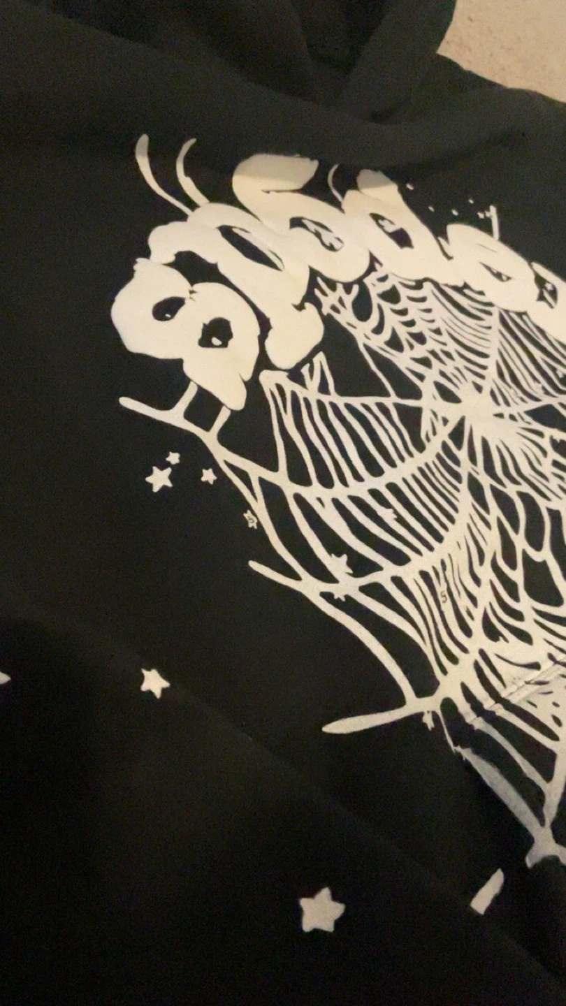 (NEW) Black OG Sp5der Web Hoodie - photo 2