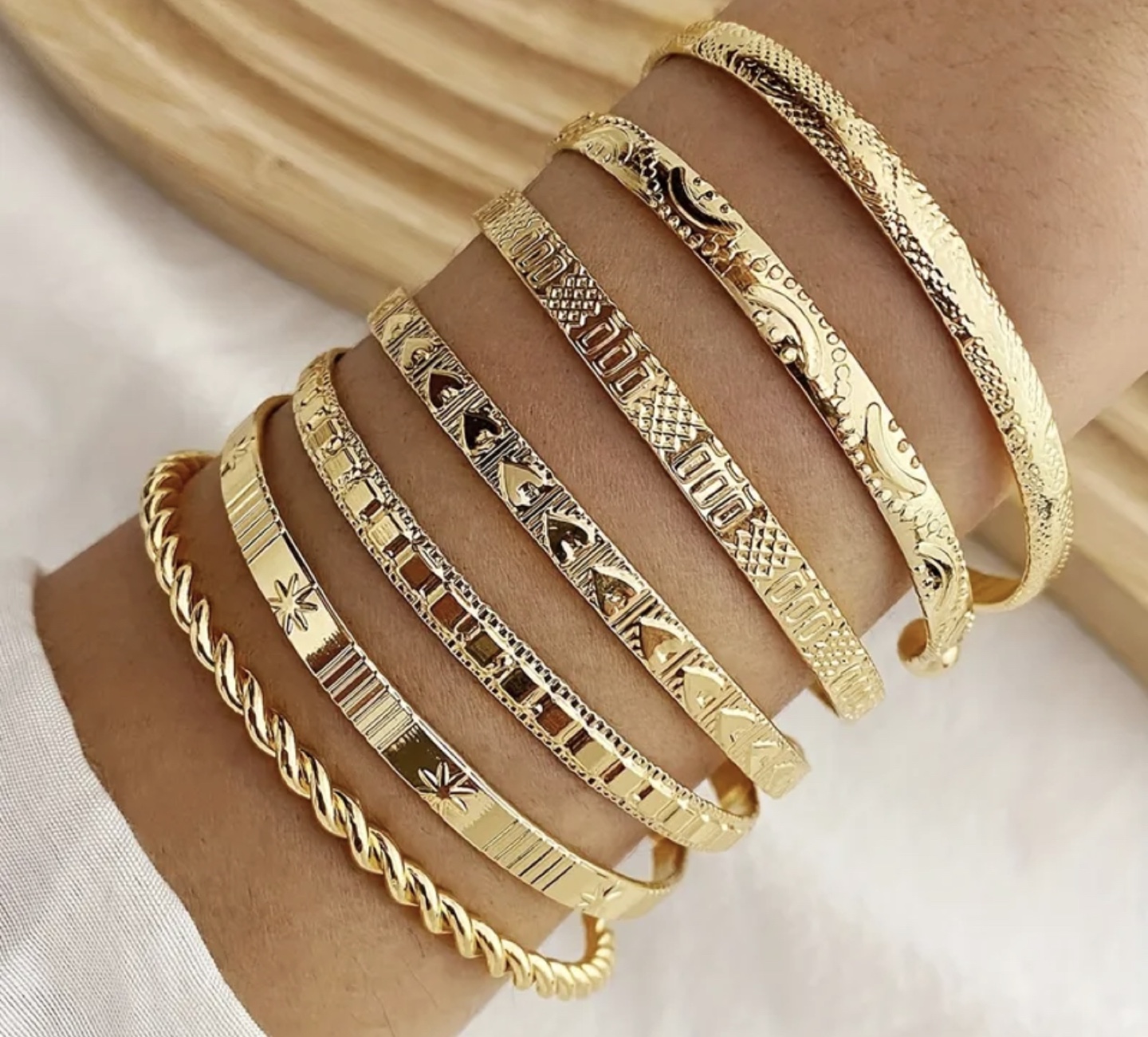 Brand New_Gold-Tone Bangles (price of Each)